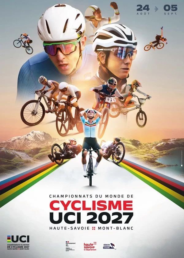 Affiche Championnats du Monde UCI 2027